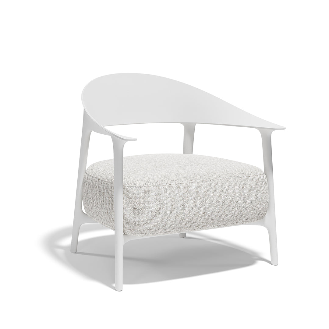 65049 AFRICA LOUNGE CHAIR WHITE