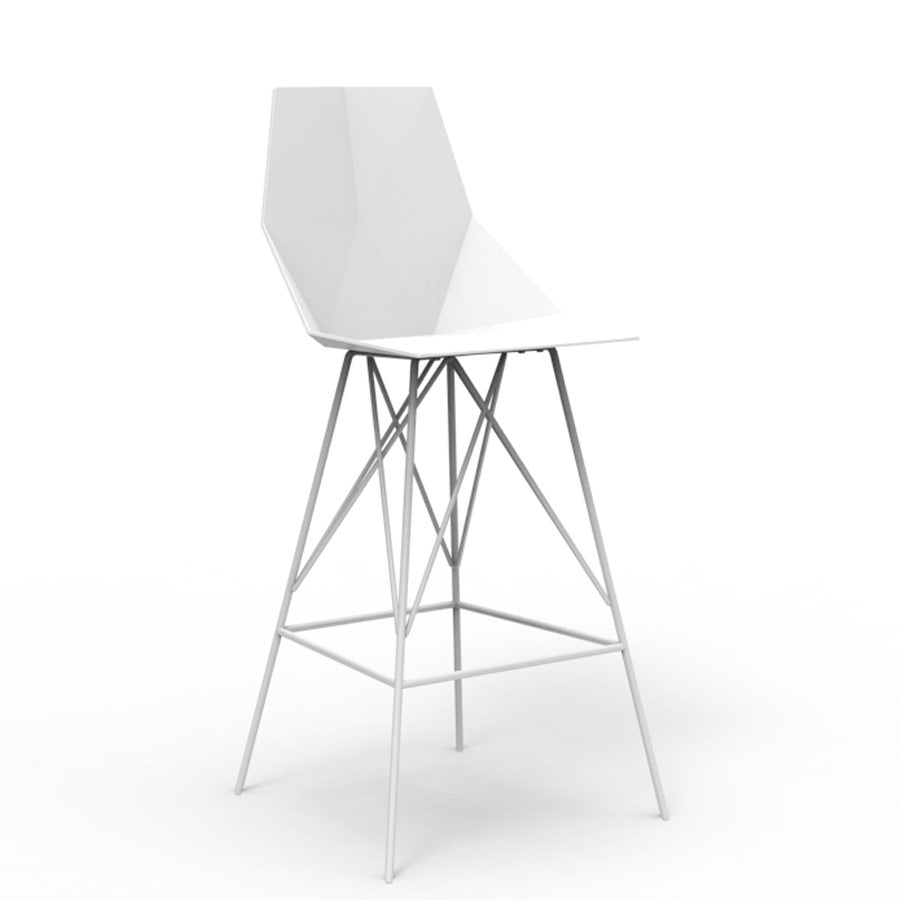 54162 FAZ STOOL 19 ¾"X20"X43 ¾" White