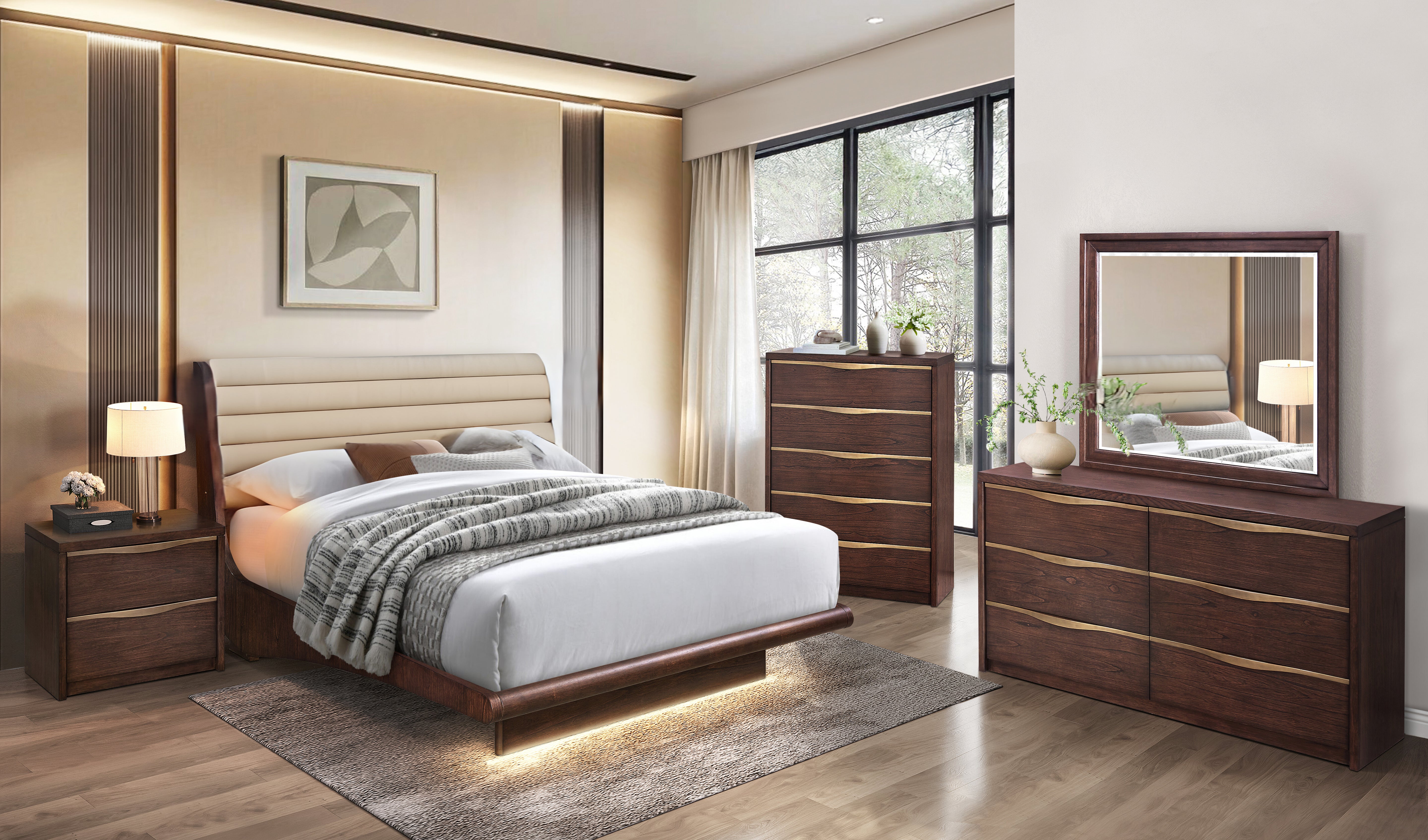 NATALIE Chest 5-dwr Brown