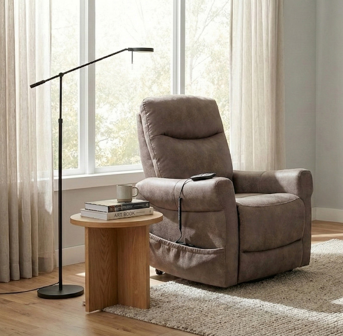 K70876 Lift Chair Cowboy Tumbleweed Fabric