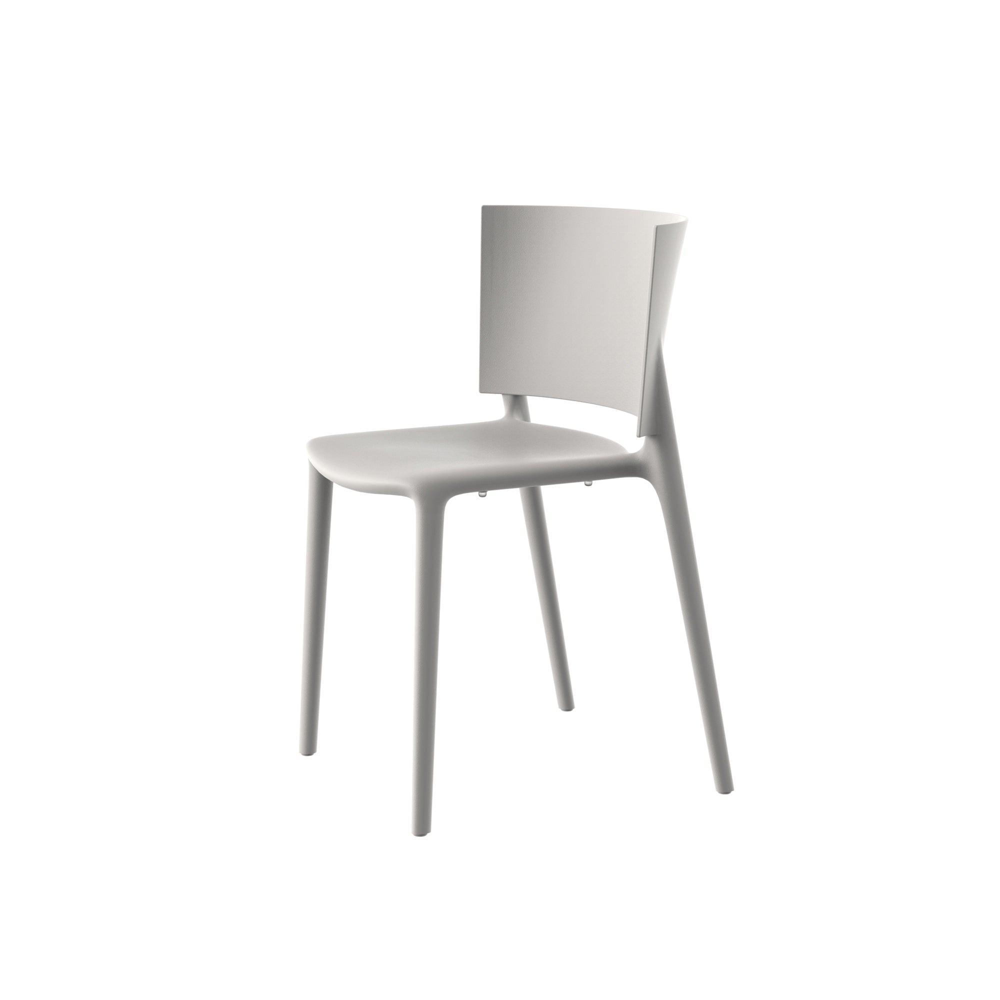 65036 AFRICA CHAIR 20½"X20"X31½" WHITE