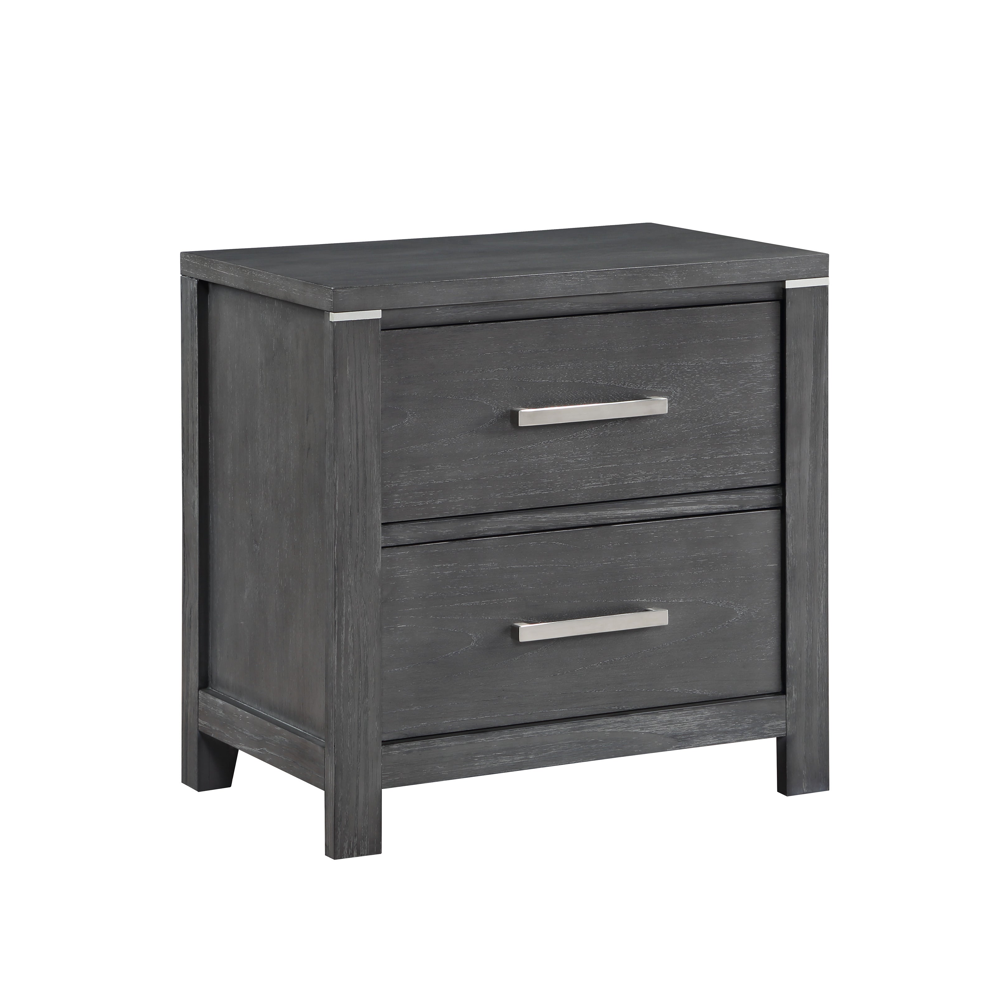 Odessa Nightstand Charcoal Grey