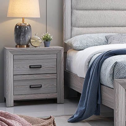 ADELAIDE Nightstand Driftwood Finish