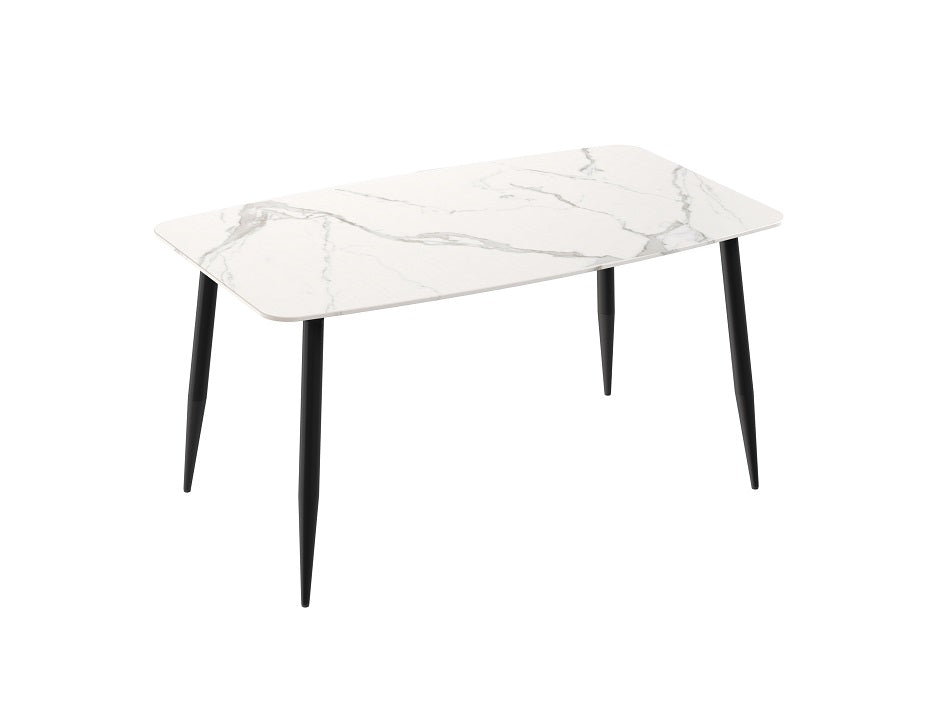 Bellmar Dining Set 55" Table + (4) Bellmar Side Chair Grey Fabric