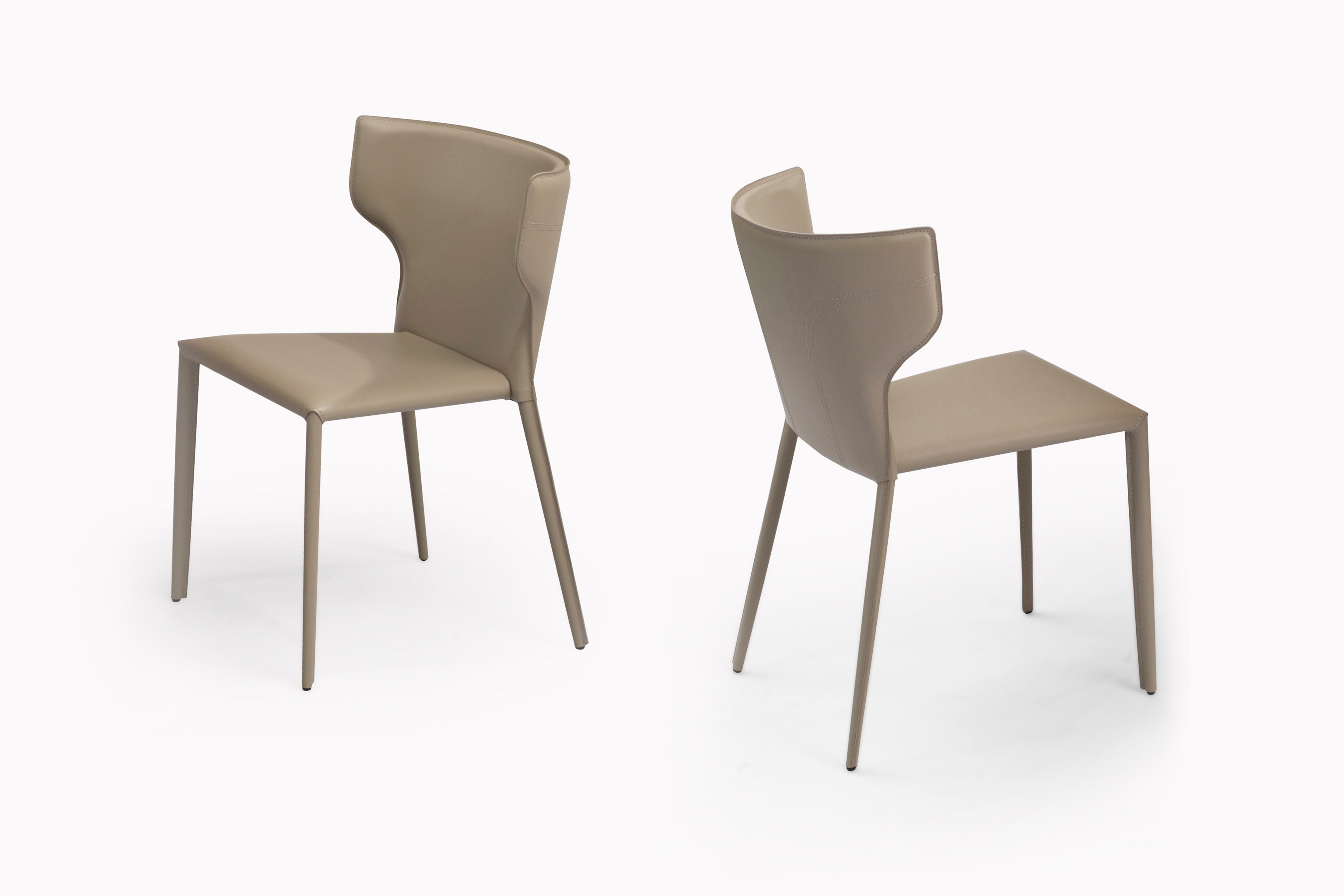 Carlton Side Chair 556 Dark Grey PU