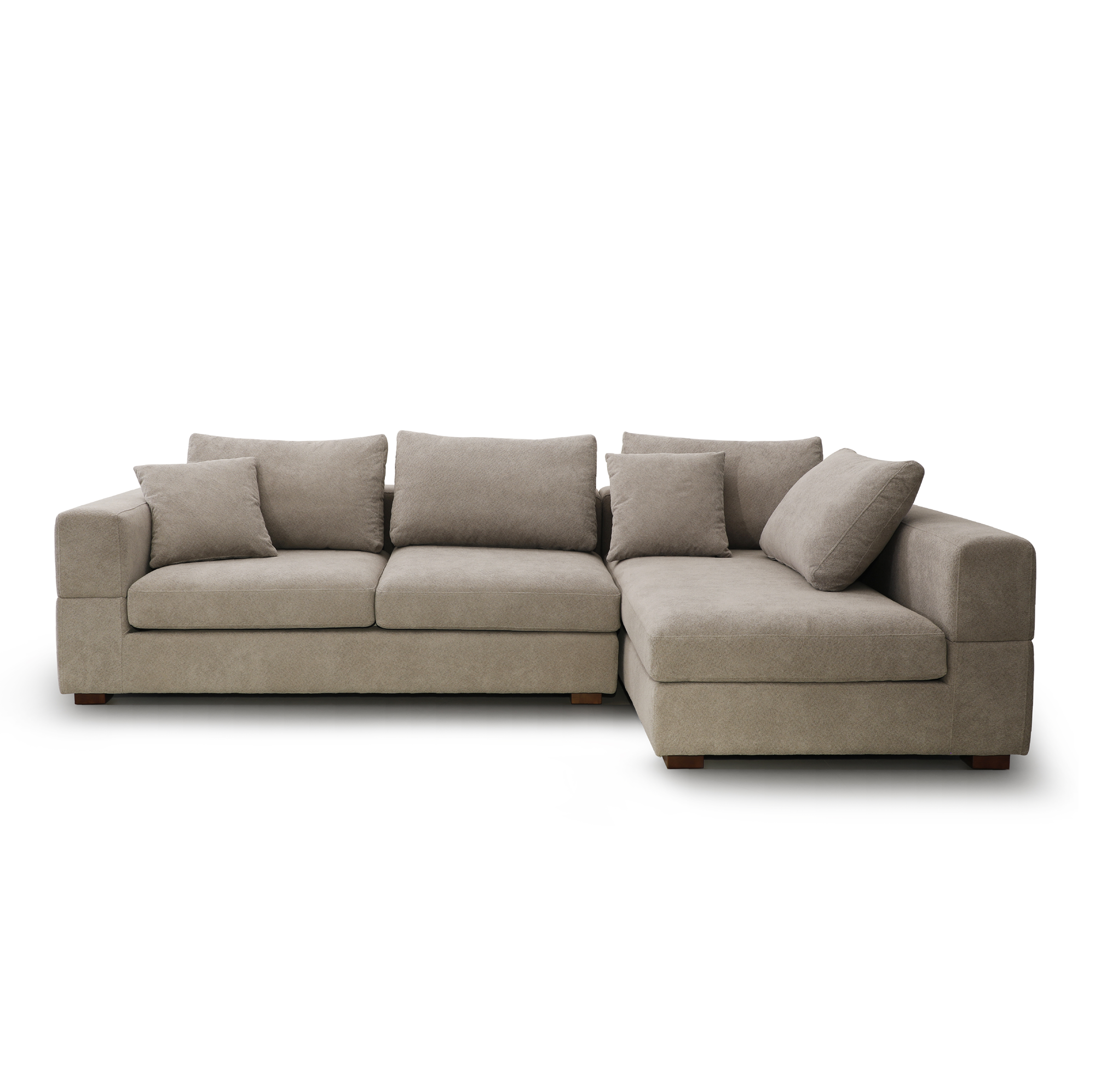 KDF-24001 3RE 3-seater Sofa + Chaise (Left when seating) Sara-E2098-15 Fabric