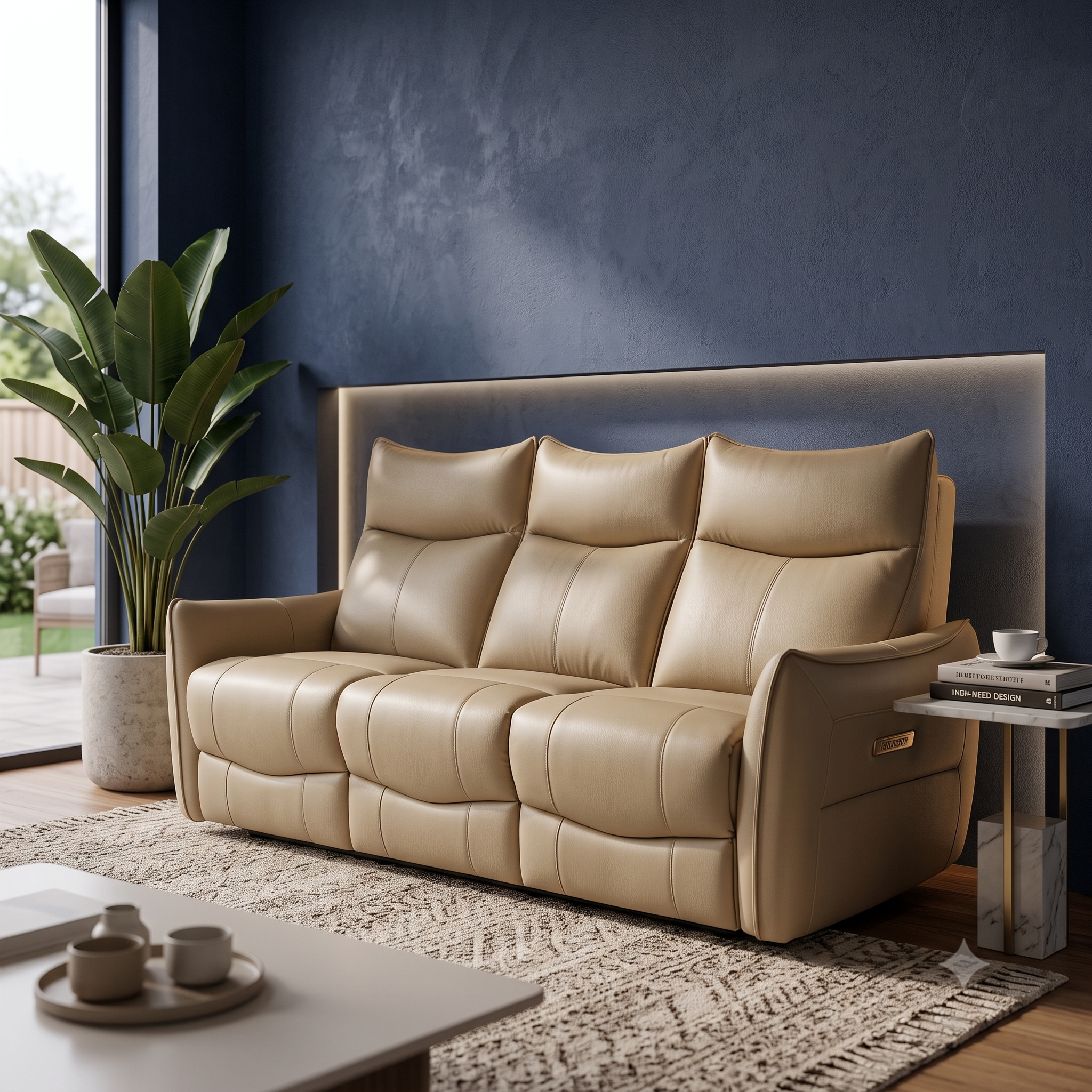 GRACE Power Reclining 3-Seater Sofa/Power Headrest/Lumbar 800