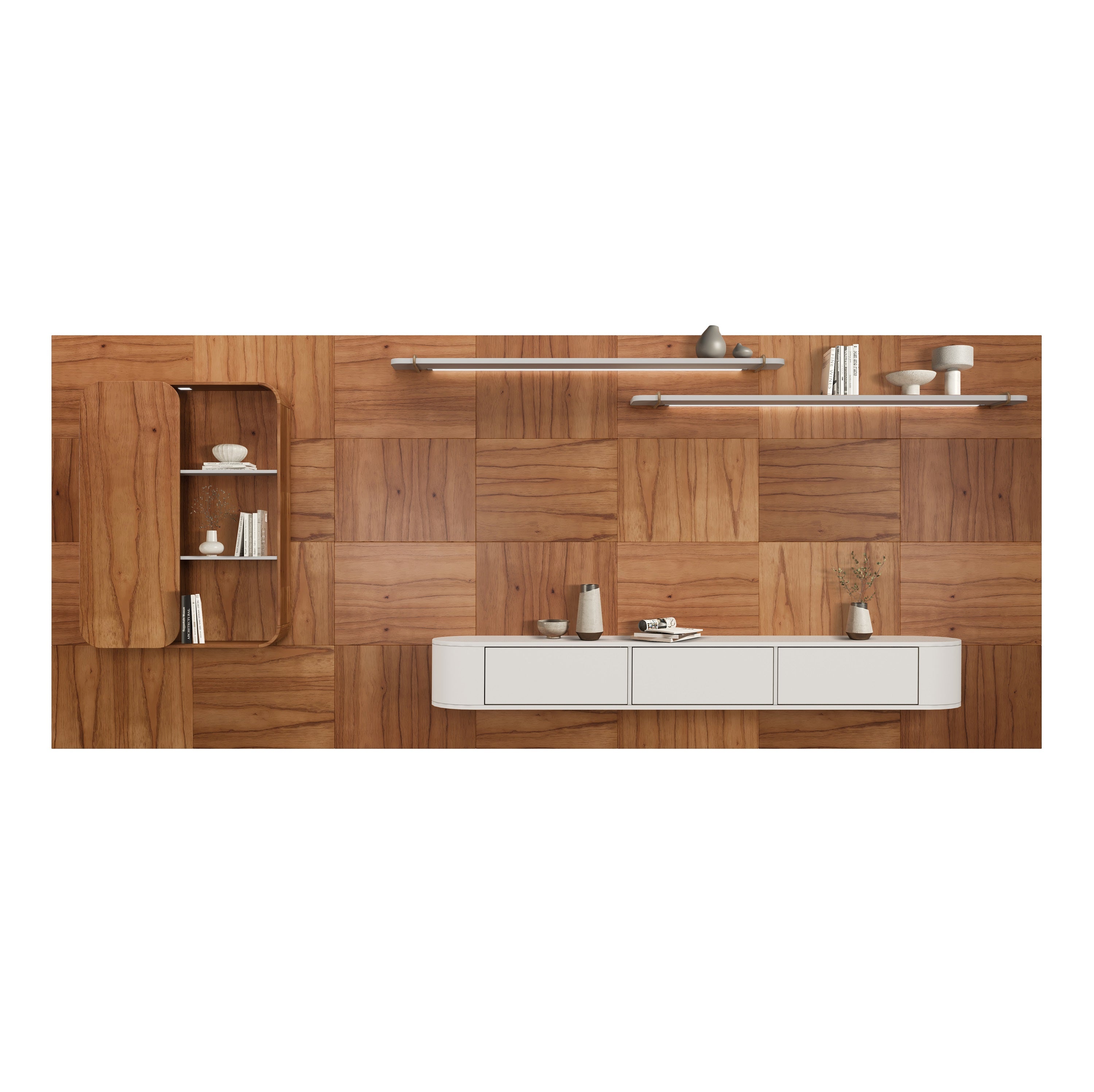 24436 AMORE-MIO 4200 Home Wall Unit 76"H x 166"W