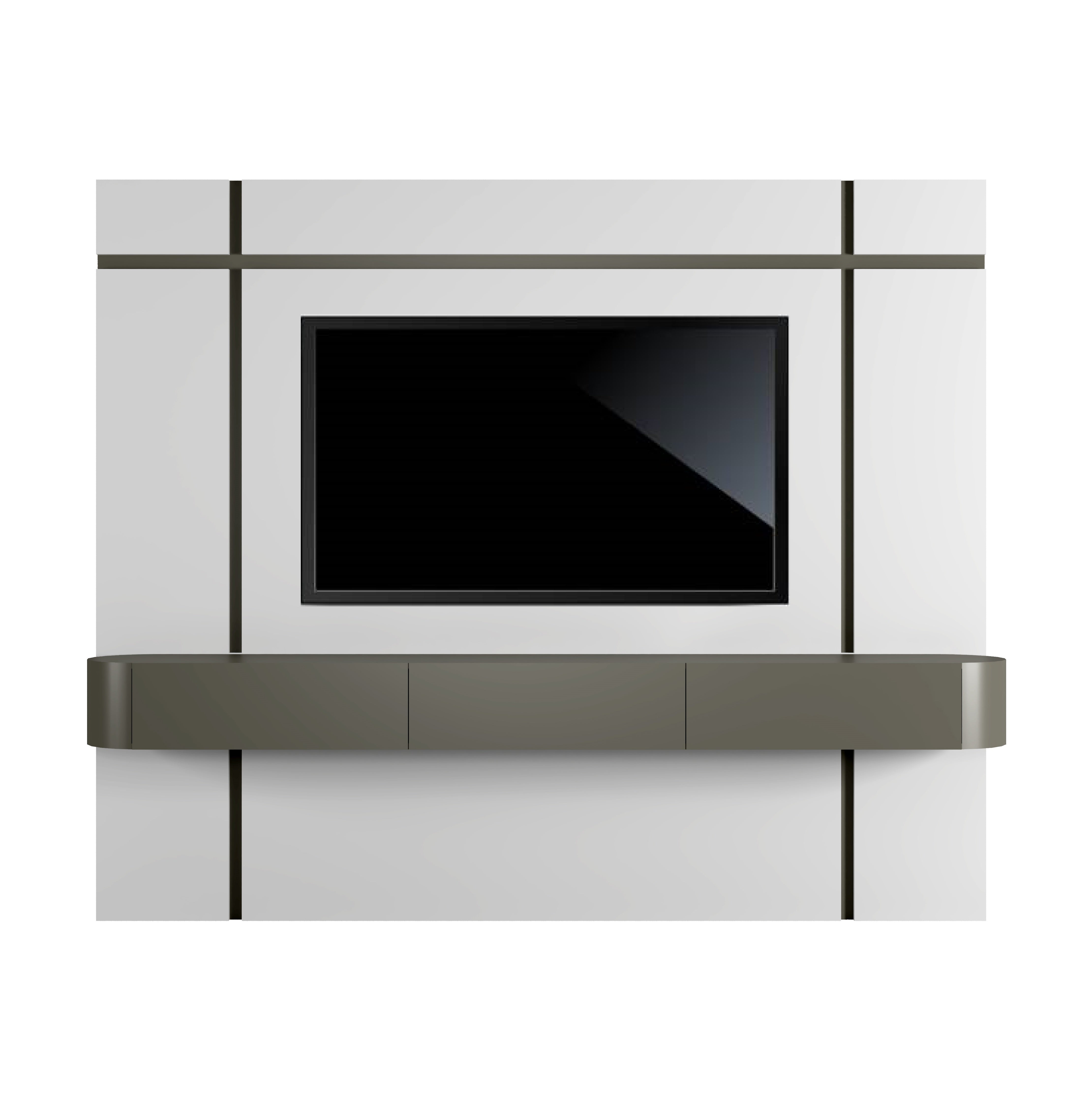 20614 VINCENZO Home Wall Unit 76"H x 94"W