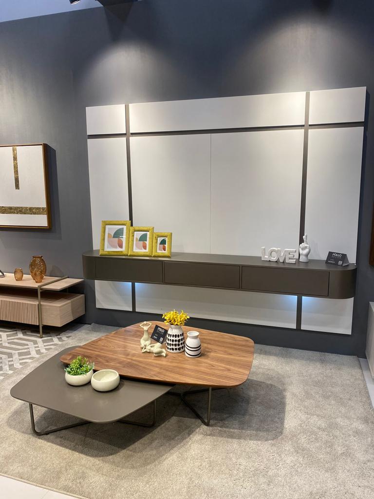 20614 VINCENZO Home Wall Unit 76"H x 94"W