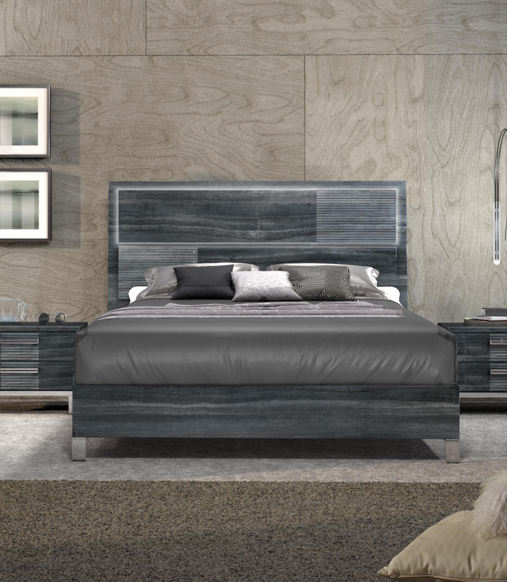 Delia King Size Bed Spectral Grey