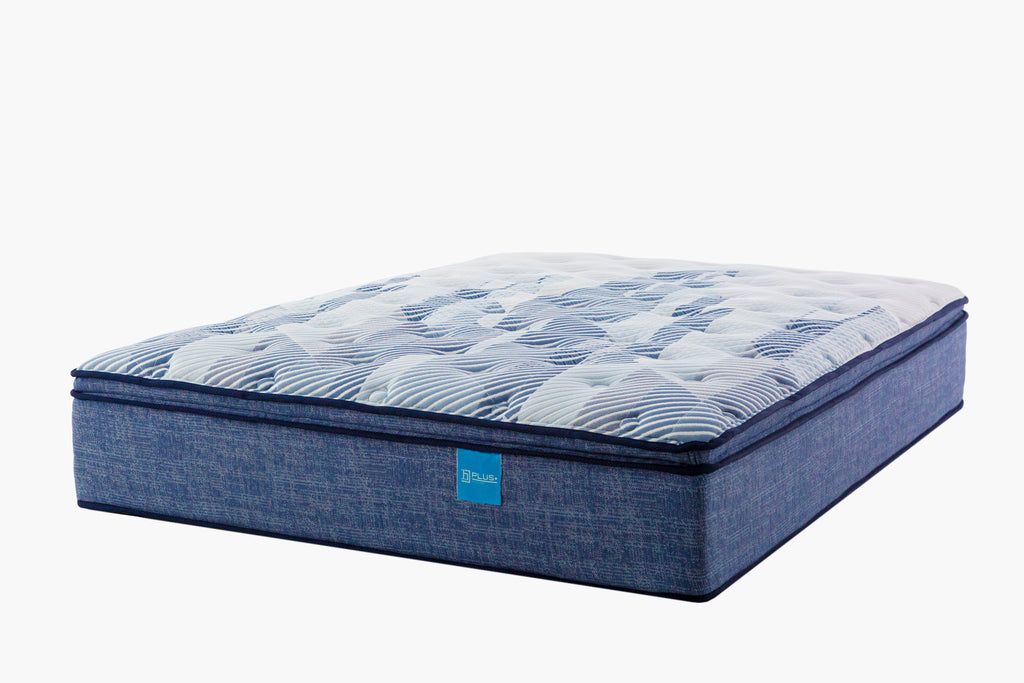 Blue fusion 300 clearance plush pillow top king