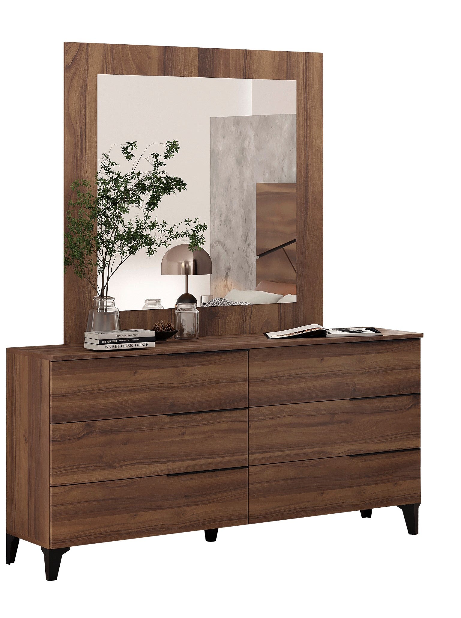 ZZ5346 Marbella Dresser + Mirror Set