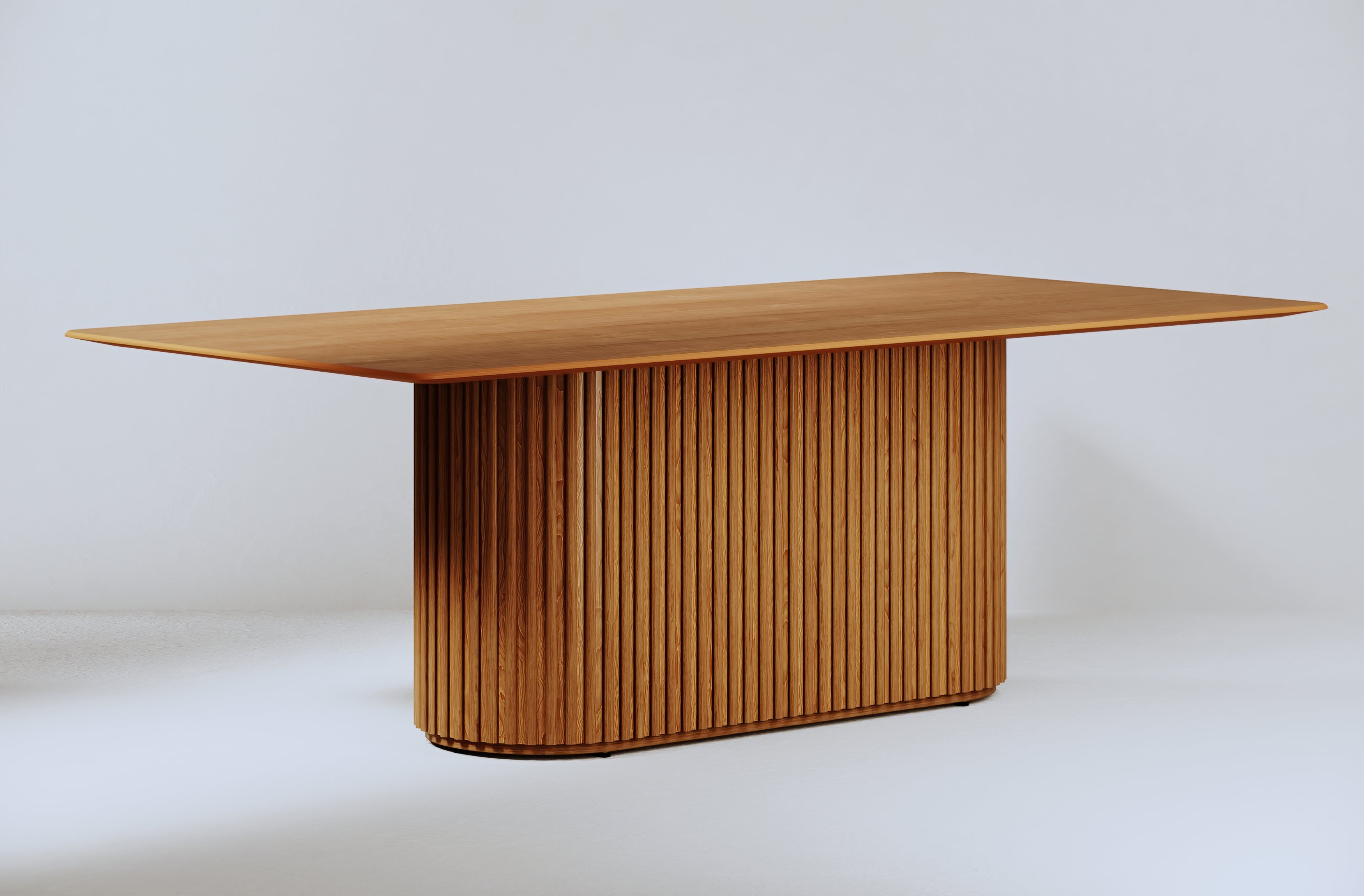 05836 LIVING Rectangular Dining Table 85.8"x 42.5" Cinnamon