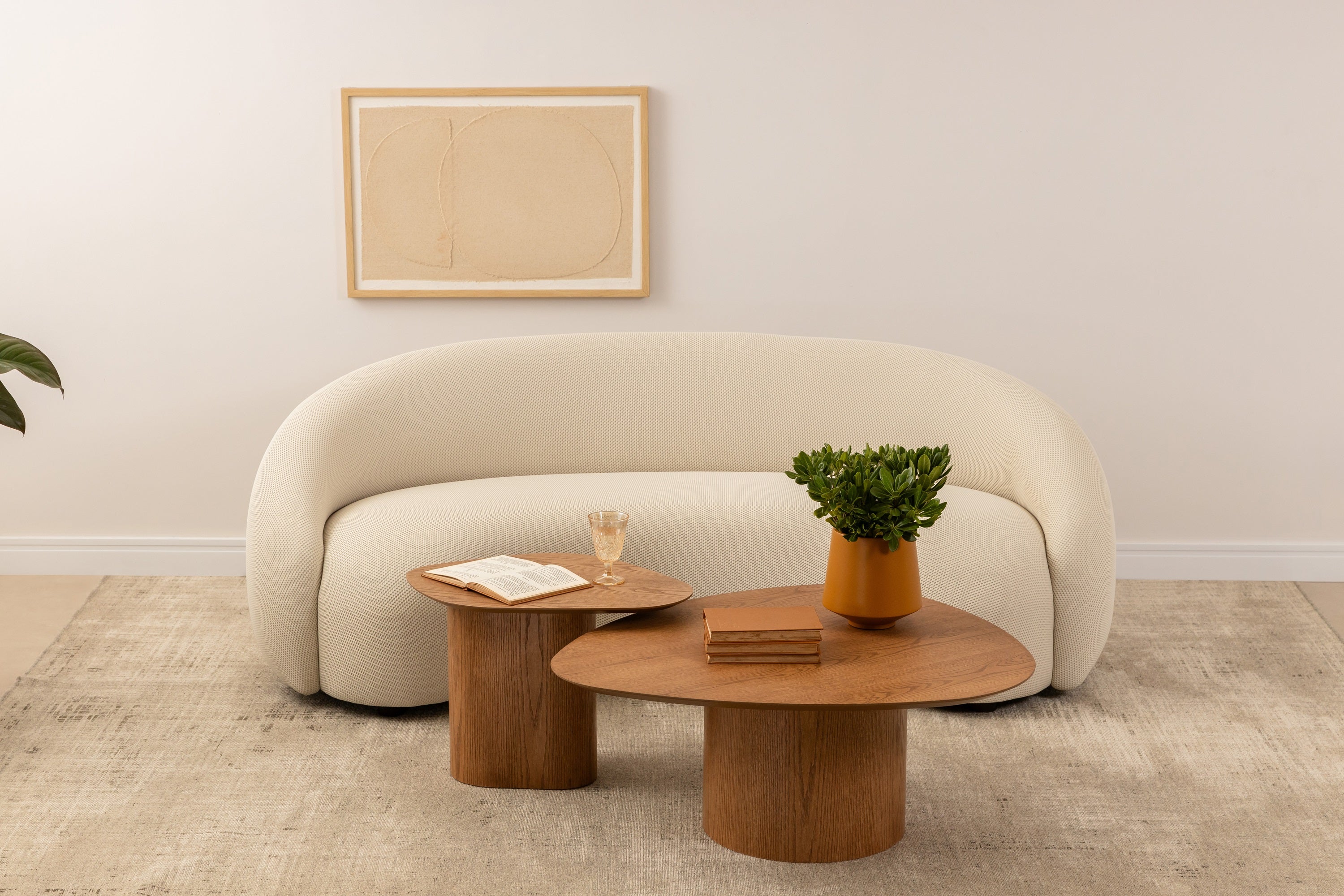 123988 River Medium Coffee Table Almond Oak