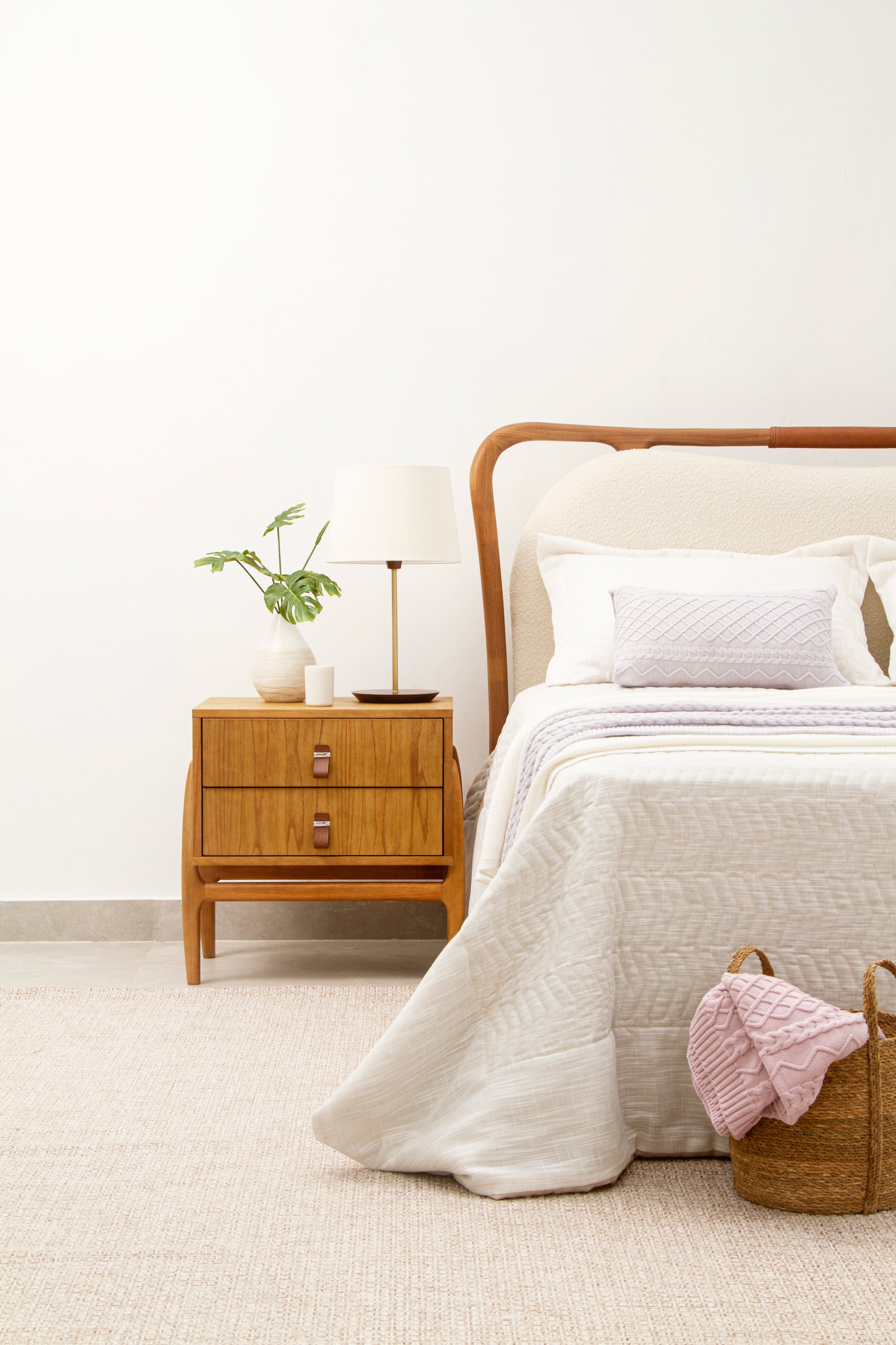 ALBA Bed King Size In Natura/TEC G20