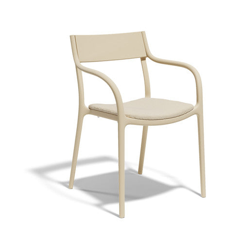 65063 MADISON UPHOLSTERED CHAIR CREAM/CUSHION 10154