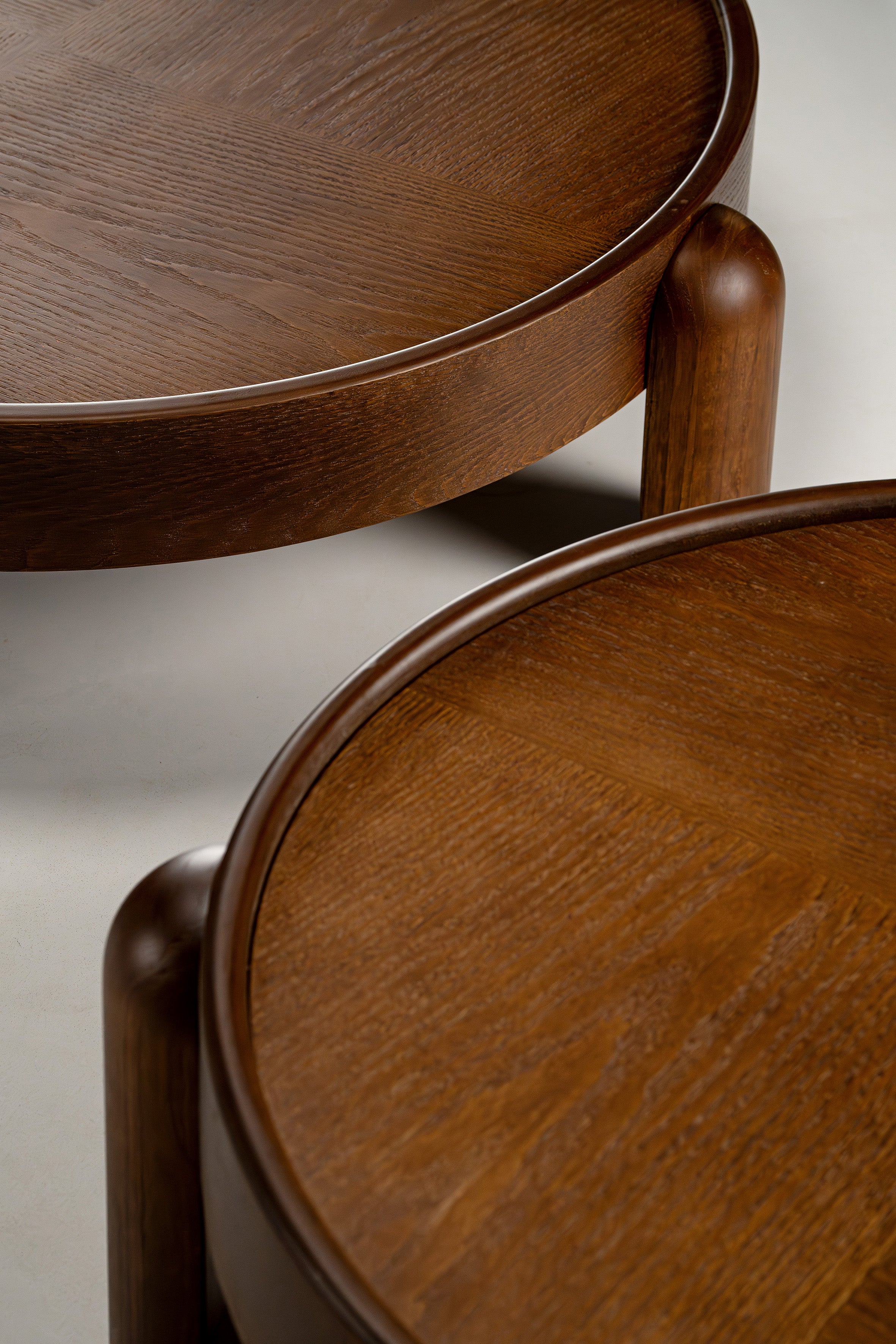 NUBE Coffee Table Round (High) Amendoa