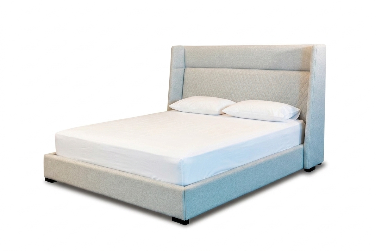 KB-8004 Queen Bed G259-2A & Quilted Fabric