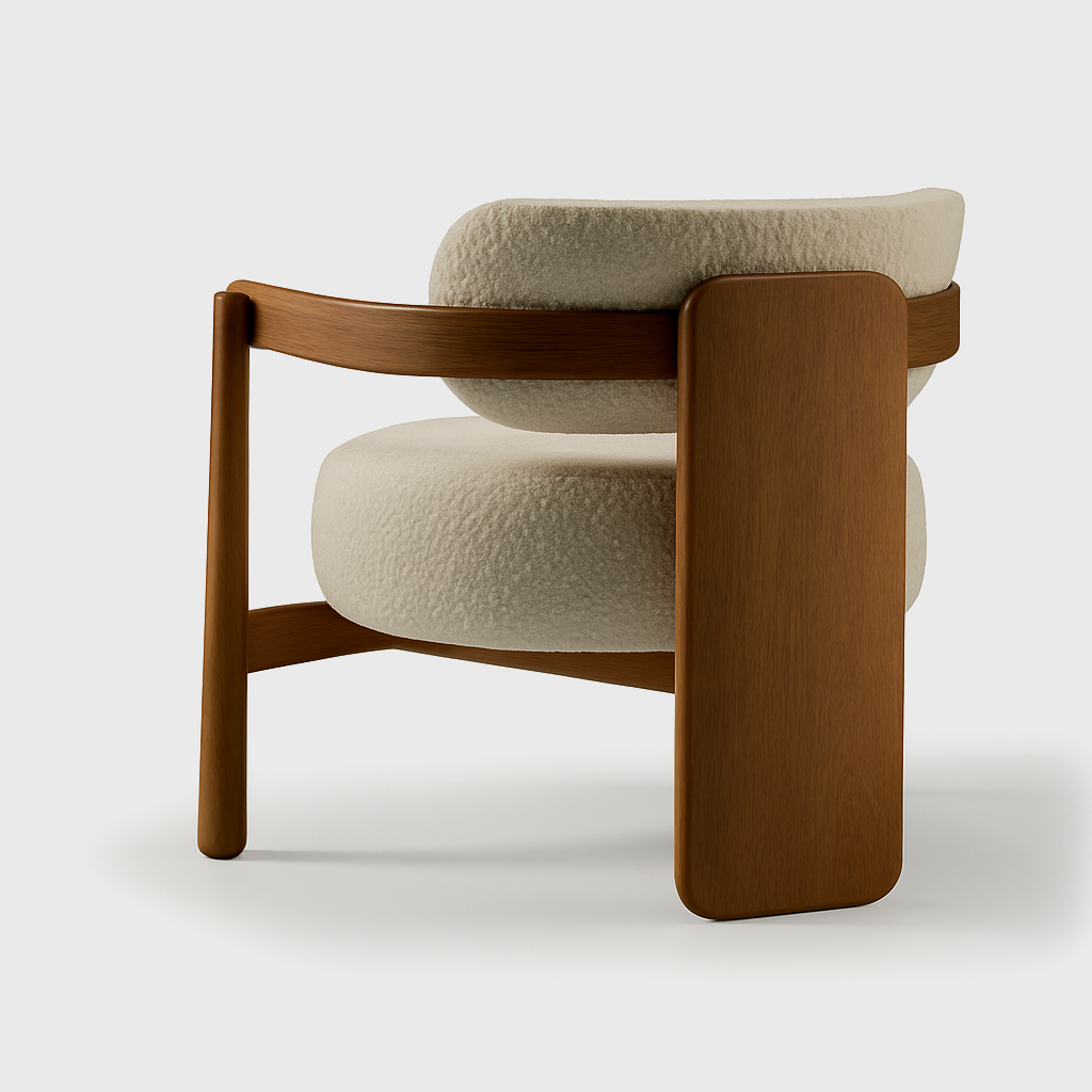 ALFRED Lounge Chair Amendoa/A-09