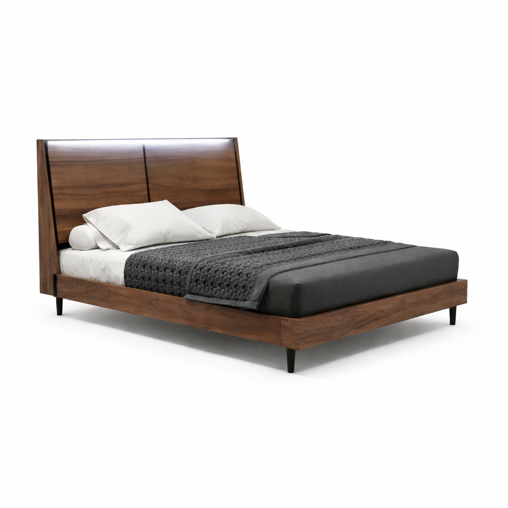 NEWPORT Queen Size Bed (HB+Siderails+Platform) Valentina/GR