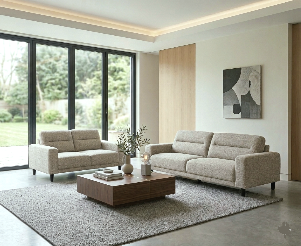 MB-2367 2-seater E30-FP Light Cream/Grey