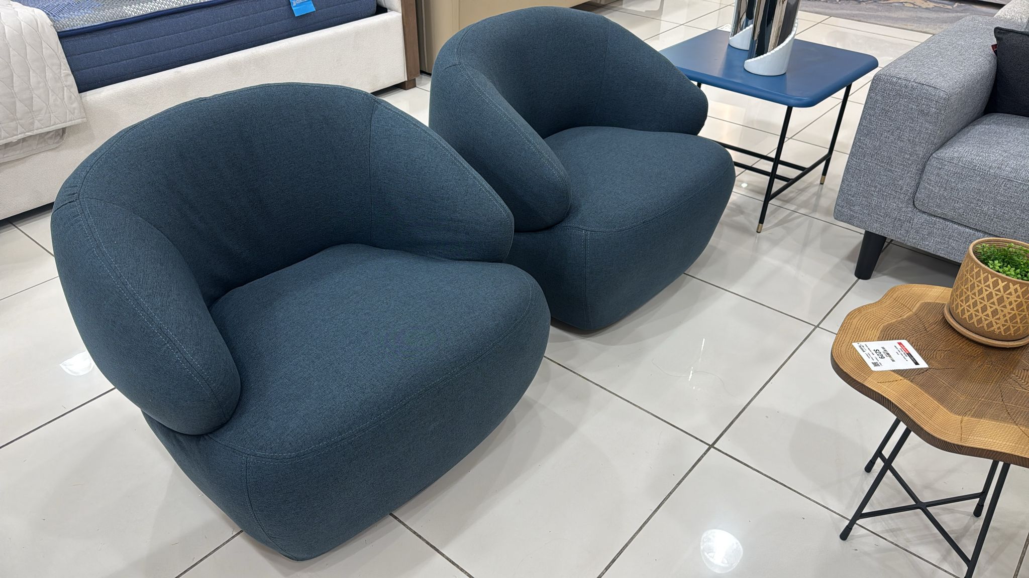 MB-2350 Swivel Lounge Chair EN6322-9 (blue)