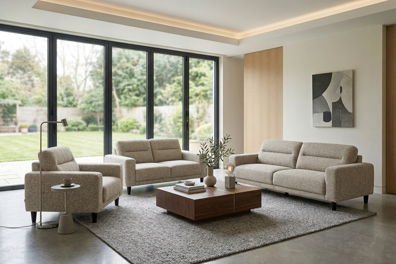 MB-2367 1-seater E30-FP Light Cream/Grey