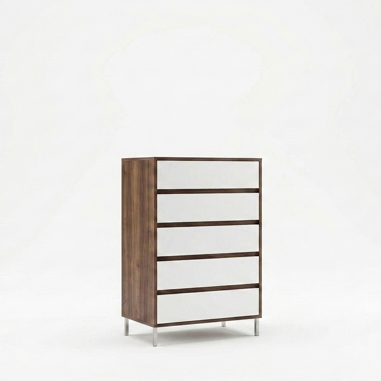 MEMPHIS - Chest (Nogal Valt/White) - 47948