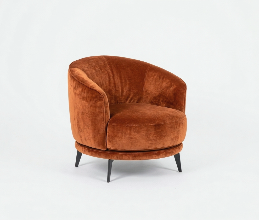 12934-SCH Swivel Chair CAN-500 Caramel Fabric