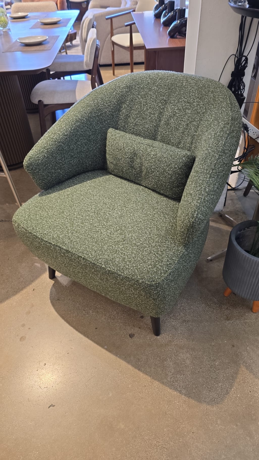 12812-CLUB Club Chair CLD-355 Forest Green Fabric