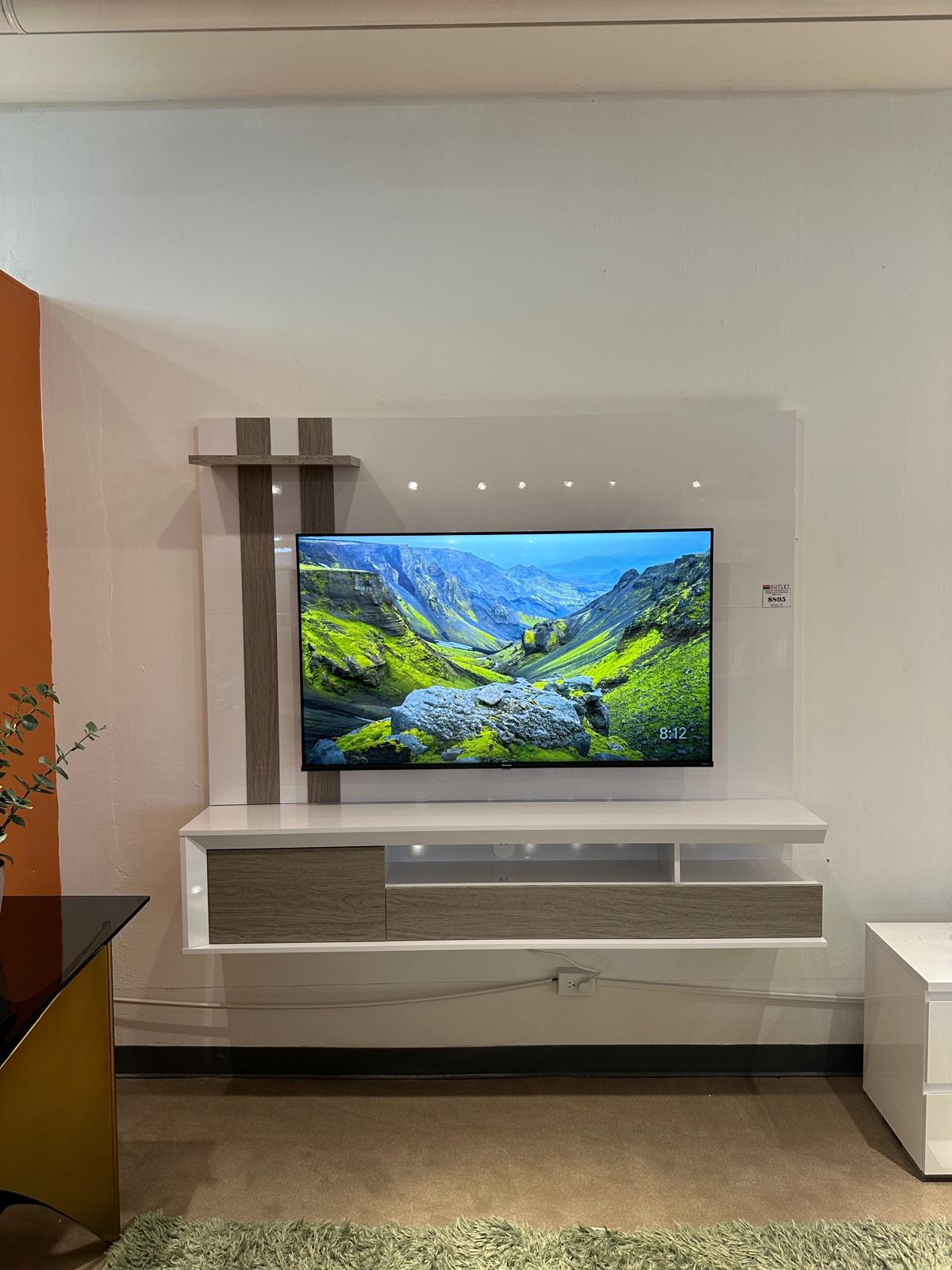 AVANTI Hanging Console 1.8m 71"W High Gloss White/Grey