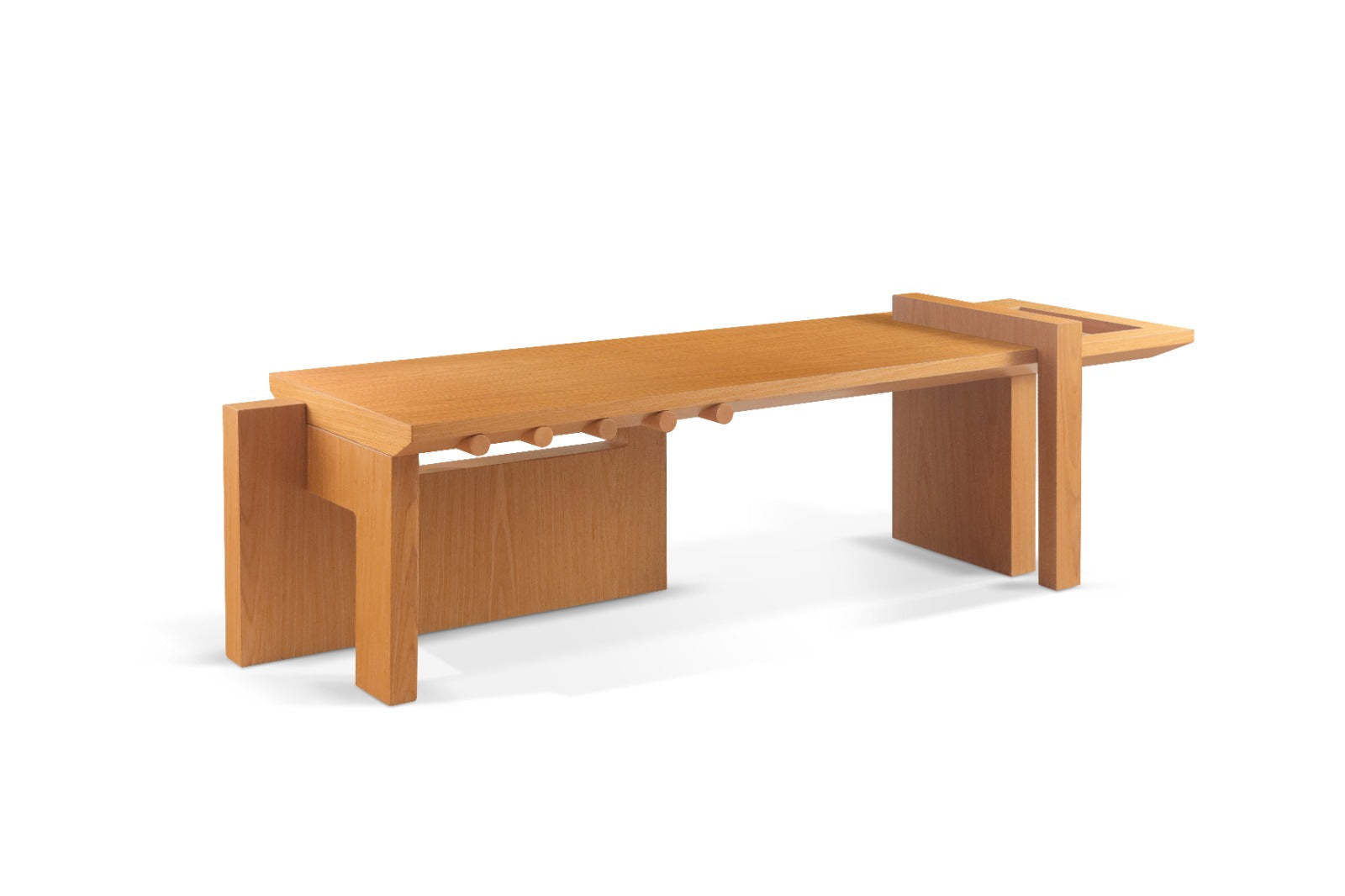 VELEJO Bench 63"L Carvalho (Oak) Damasco