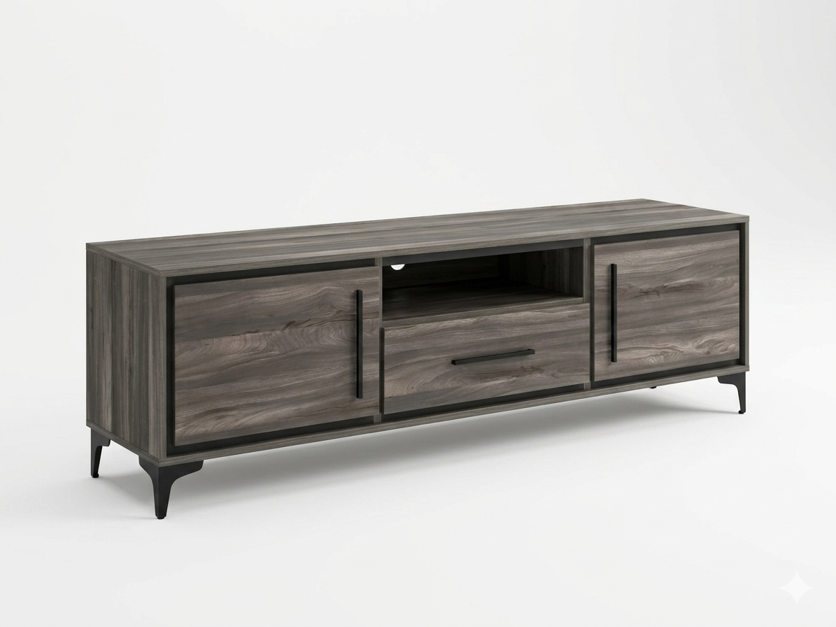 OLMO TV Console WB Grafito Mallorca