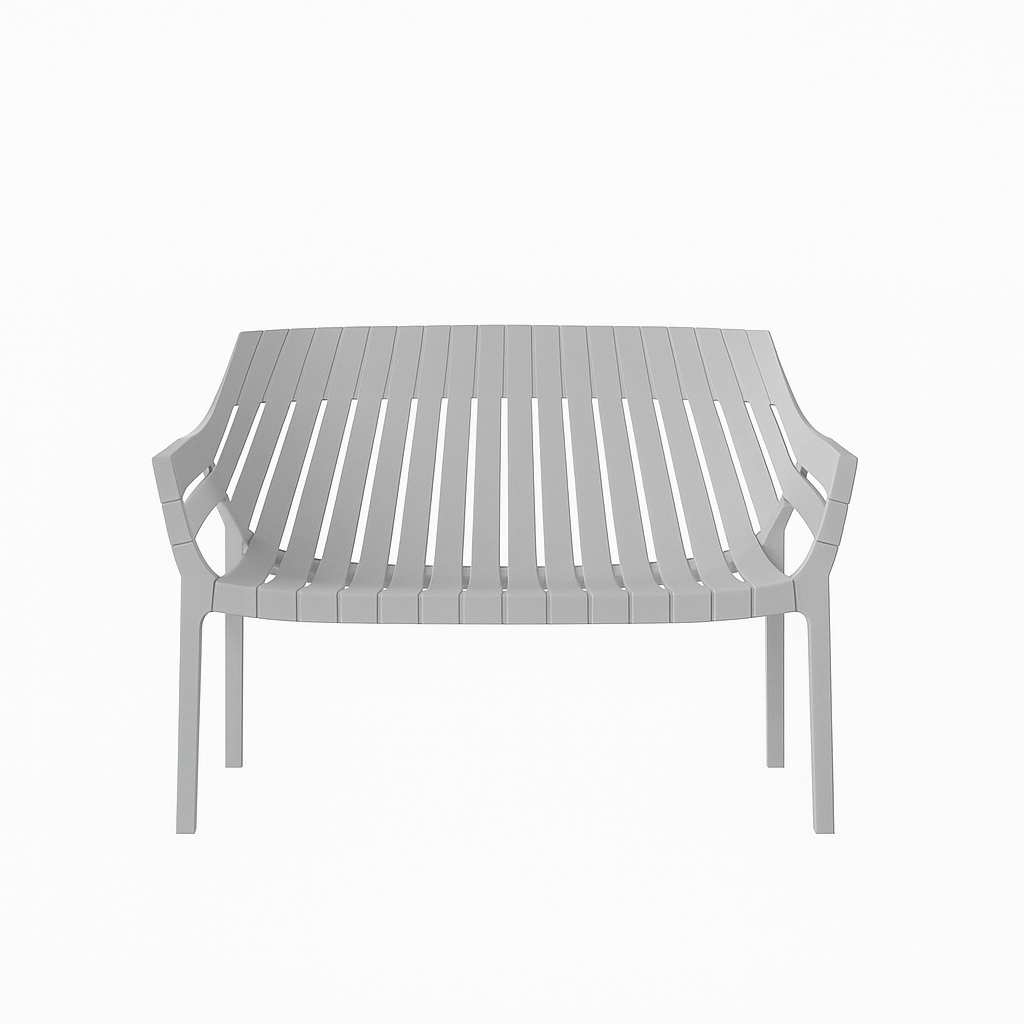 Vondom Spritz Sofa + (2) Spritz Lounge Chair + Sofa Table Ecru