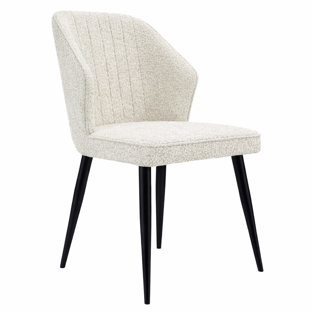 EXPRESS Side Chair(KD) 512 Matte Black/82083 Fabric