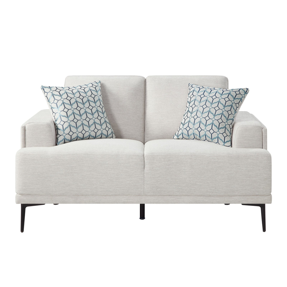 9124TPE-2 Loveseat with 2 Pillows Taupe