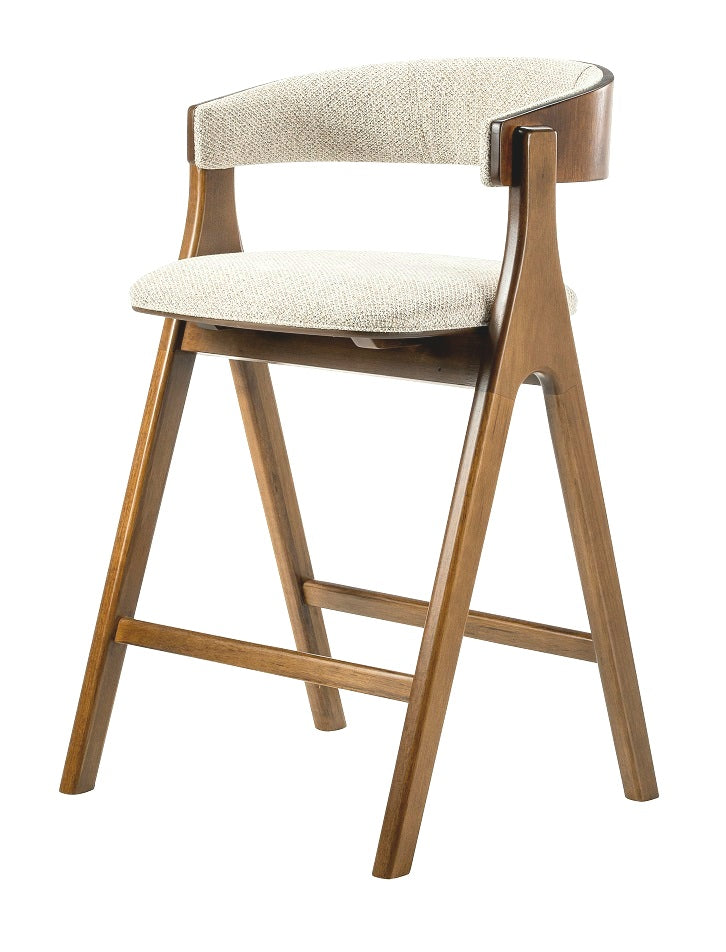 DANTE Barstool Amendoa/H75 Sand Beige Fabric