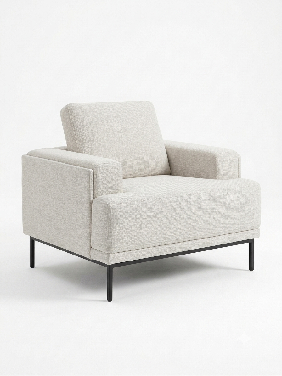 9124TPE-1 Lounge Chair Taupe