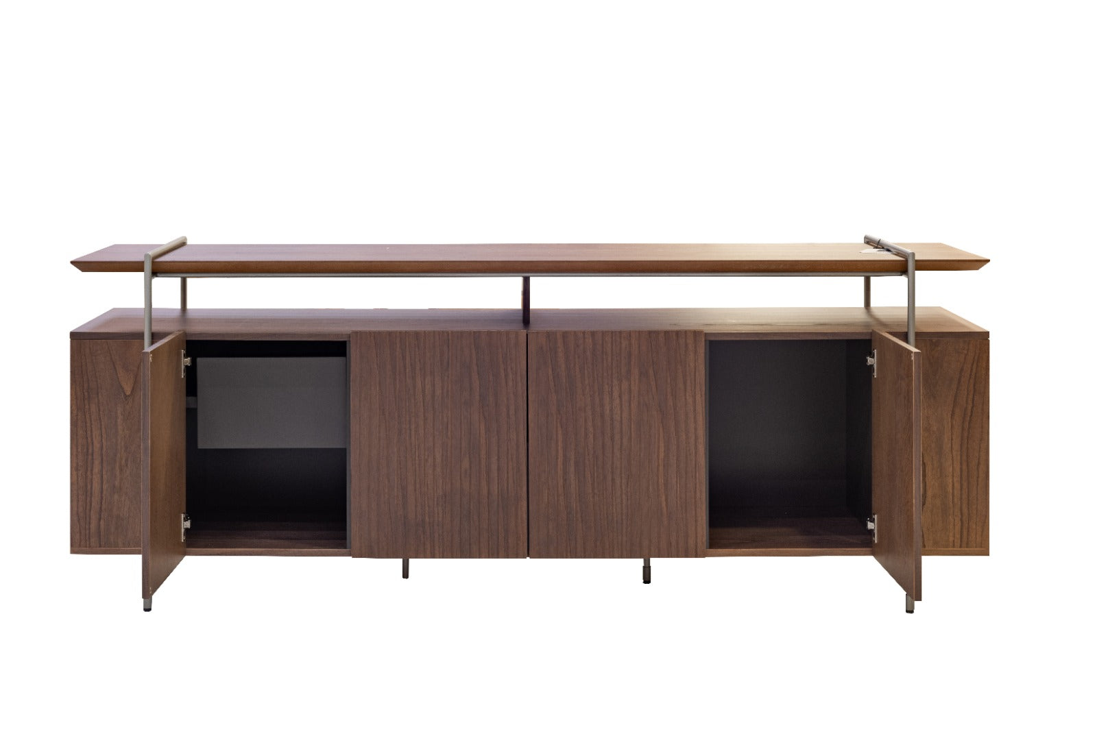 GIUSEPPE Buffet 78.8"L Cacau/Metal Finish: Champagne