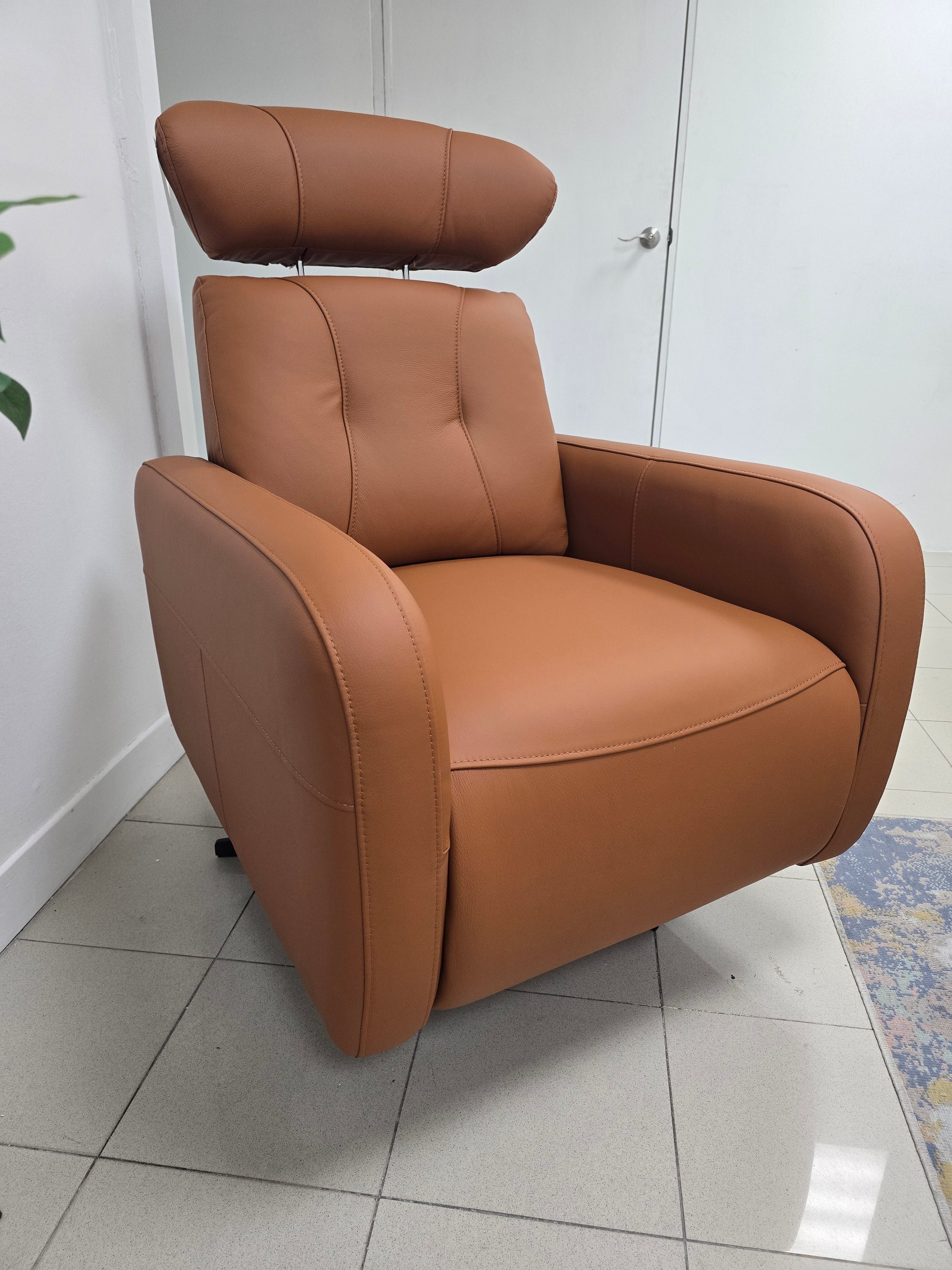 MB-R297 Push Back Recliner Chair Swivel Leather GL2021/PU