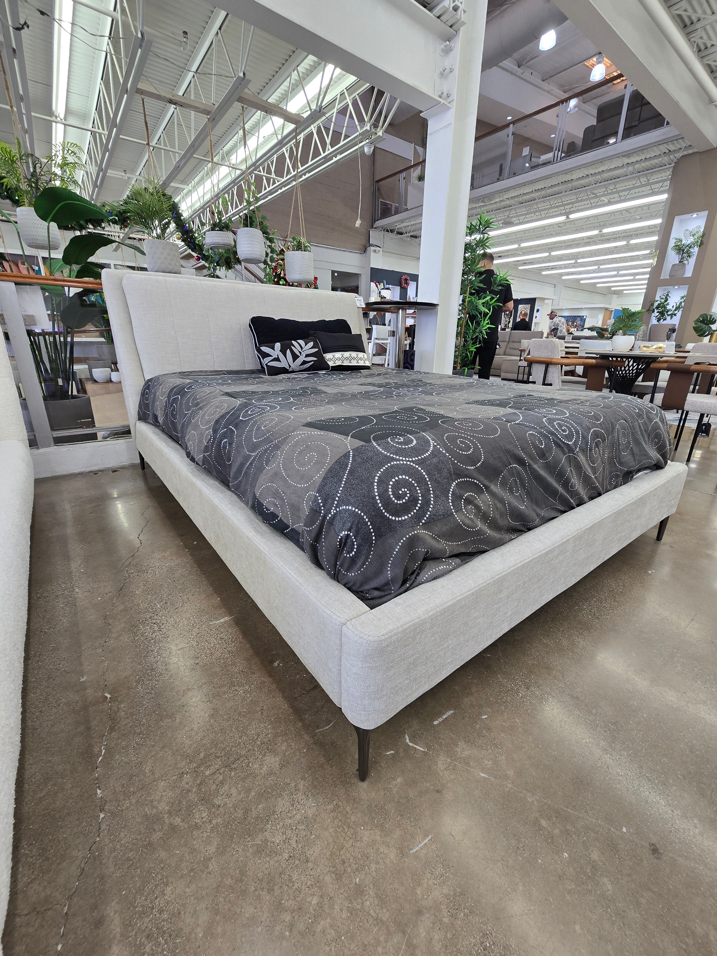 MB-B075 King Bed Clarkson Sand