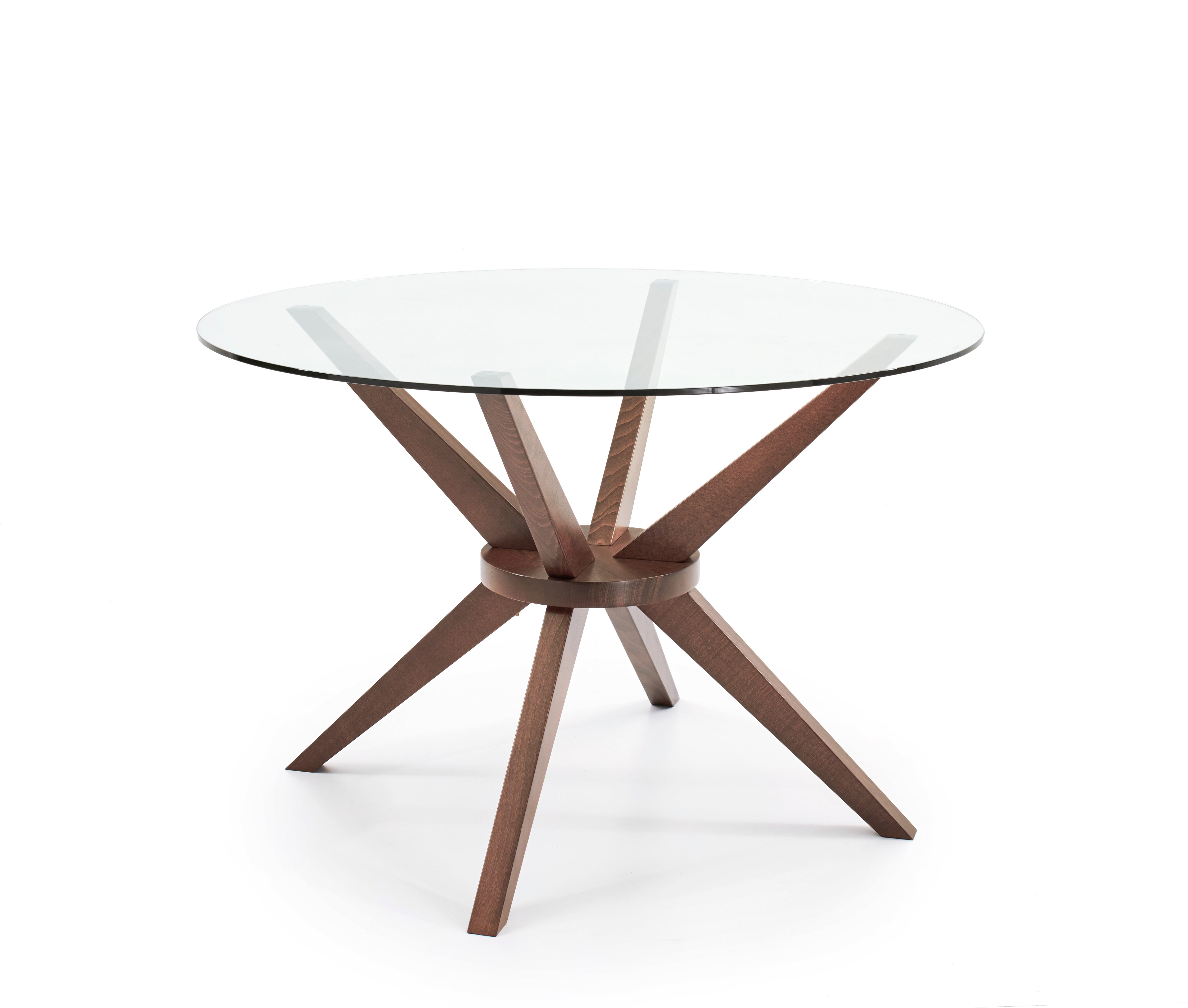 Dining Set TG-6868 Round Dining Table + (4) CB-3915 Dining Chair Merlot Beech