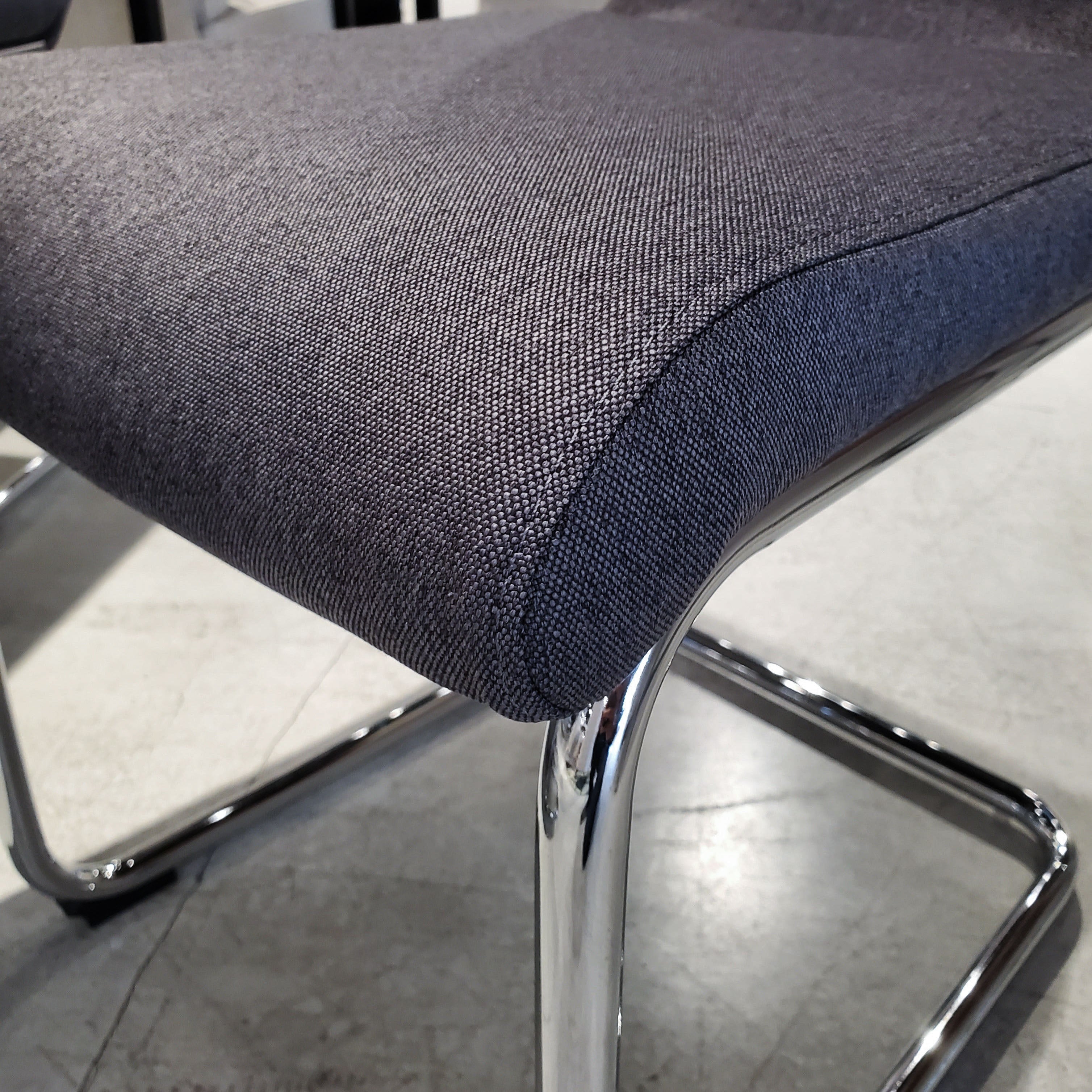 HDR-5017 - Dining Chair Grey Fabric - 42249