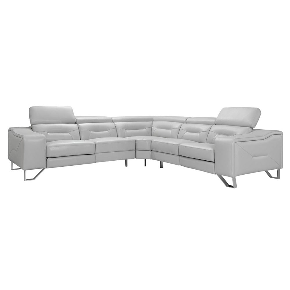 FD2723 -Leather Sectional w/ 2 Electric Recliners - 44165