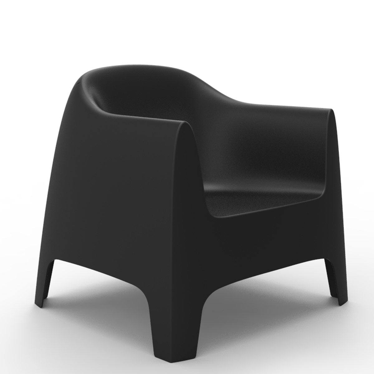 55023 SOLID LOUNGE CHAIR 33"x31½"x31½" BLACK 2002