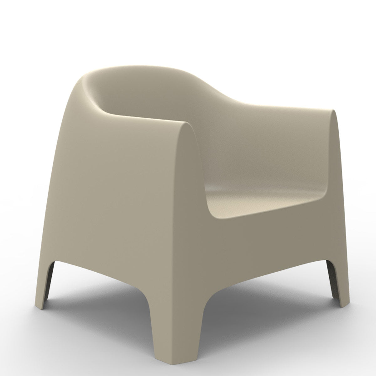 55023 SOLID LOUNGE CHAIR 33"x31½"x31½" ECRU 2003