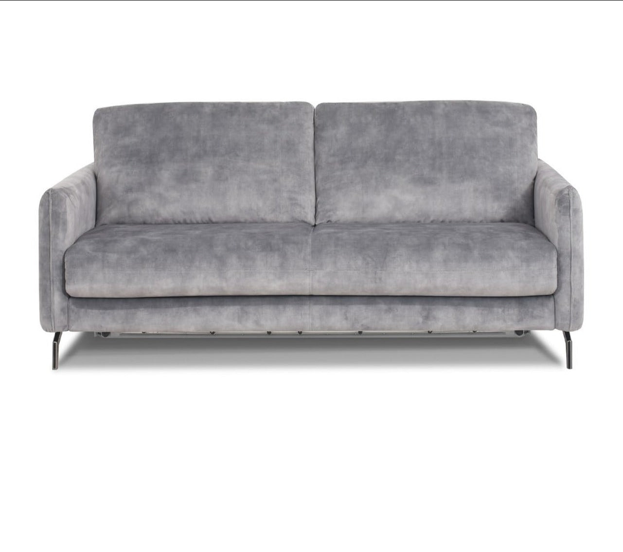 GL-11884 Queen Sofa Bed w/Memory Foam Mattress/TLT-24 Silver Fabric