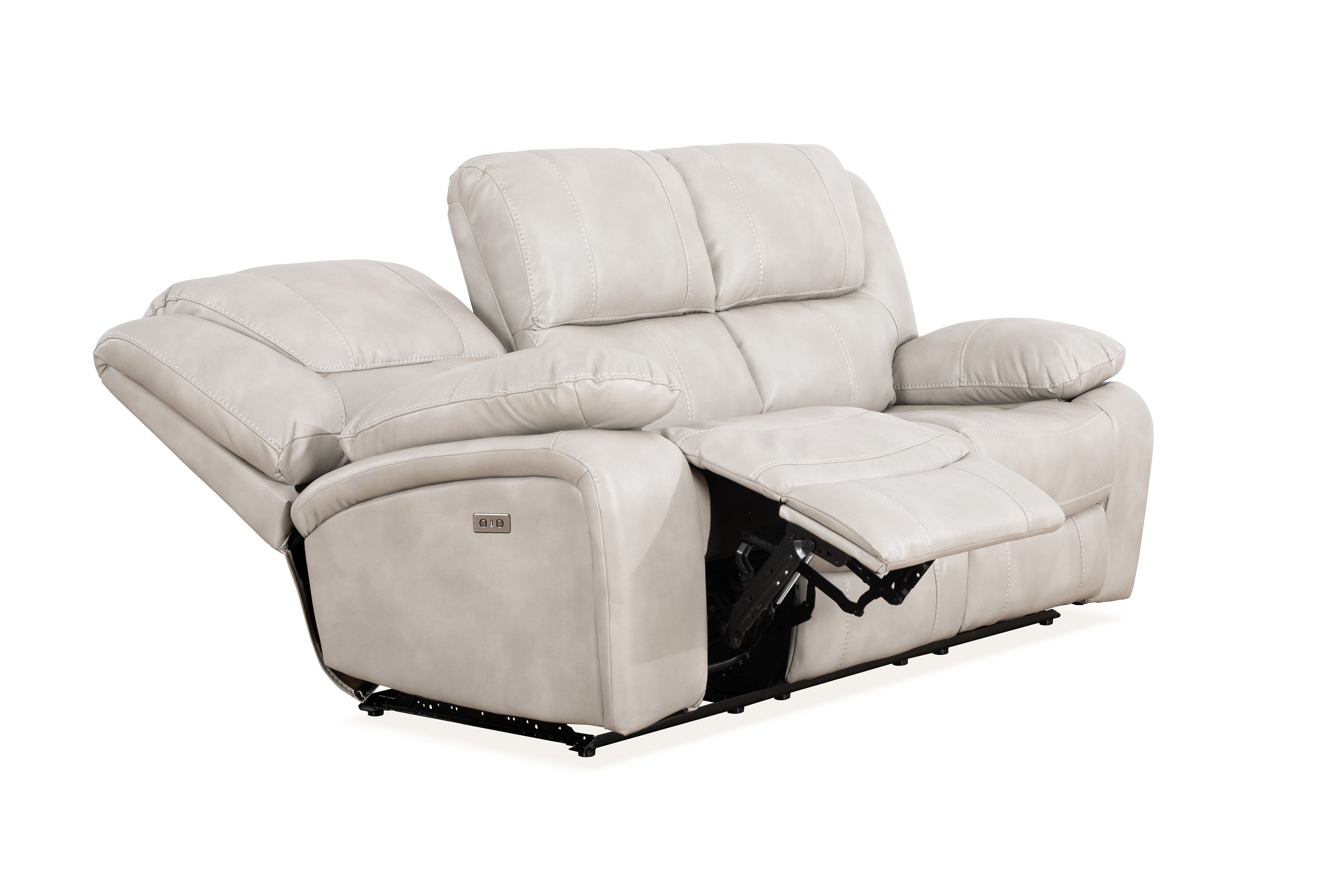 SSM3145 2 Seater Power Recliner w/USB (Fabric/5012 Stitching) - 48100