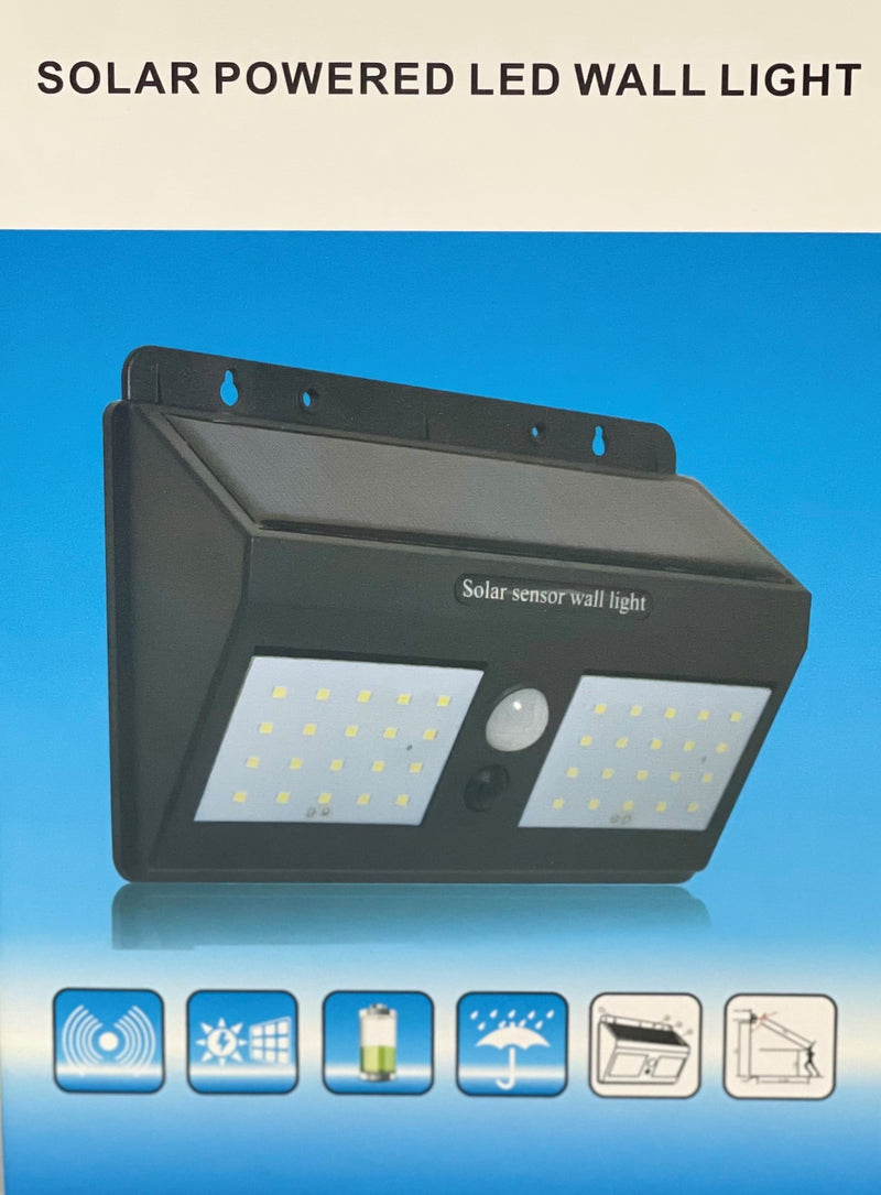 Solar LED Wall Light - Small (Motion Activated) - 46919